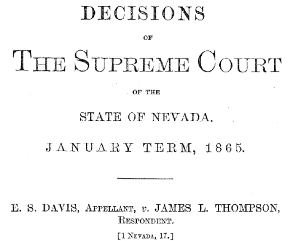 The Nevada Supreme Court Sees Its 80 000th Case